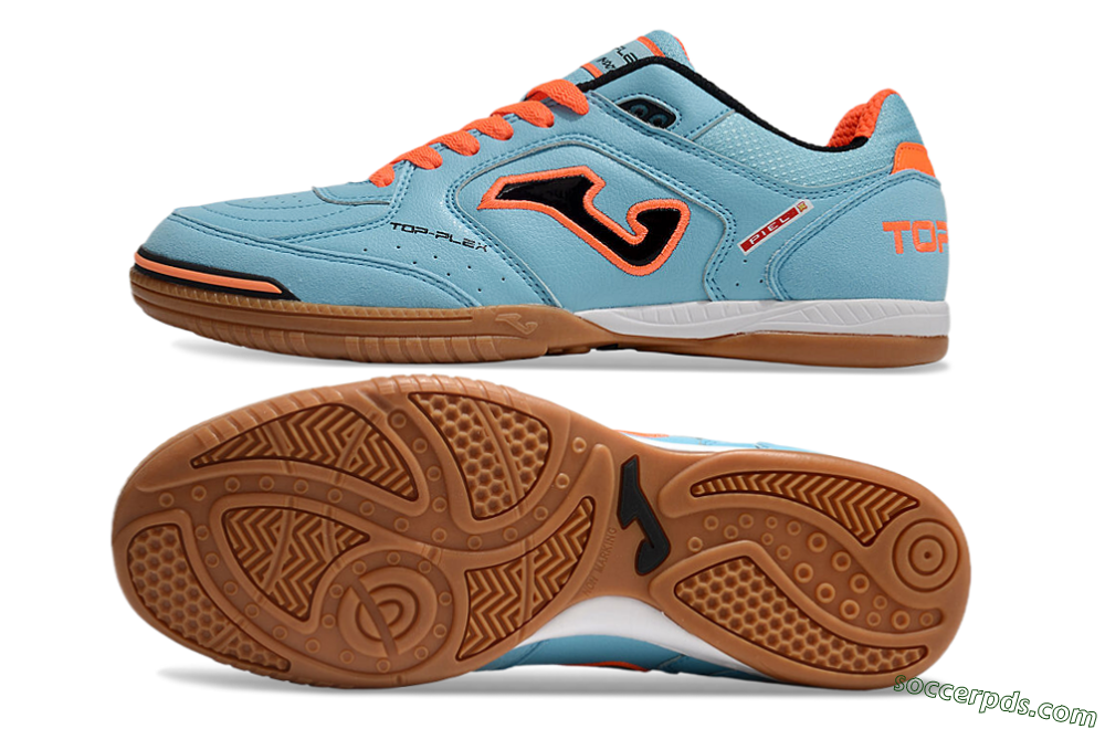 Joma Top Flex 920 IC Low-Tops Football Shoes - Blue/Orange/Black 0