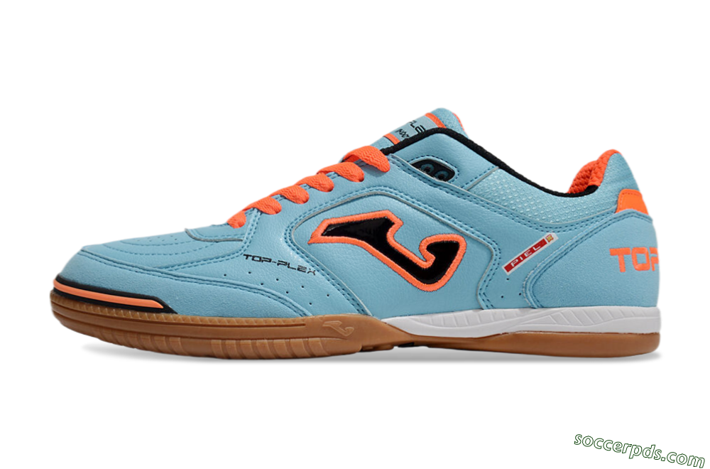 Joma Top Flex 920 IC Low-Tops Football Shoes - Blue/Orange/Black 2