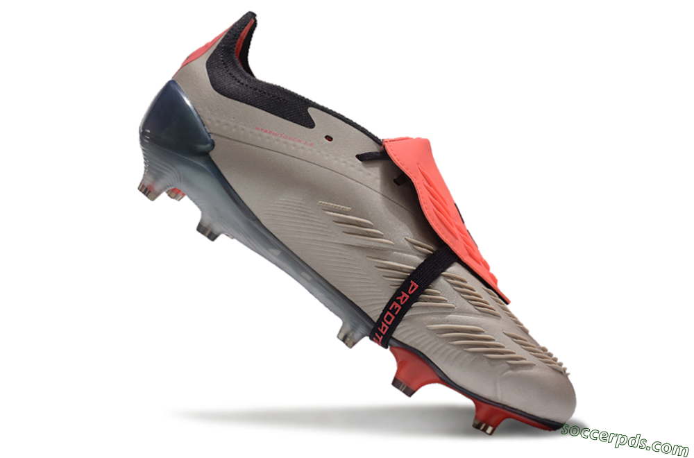 Adidas Predator Elite Foldover Tongue FG Low-Tops Football Boots - Platinum Metallic/Aurora Black/Carbon 4