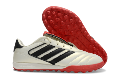 Adidas Copa Gloro 2 TF Low-Tops Football Shoes - Ivory/Core Black/Solar Red