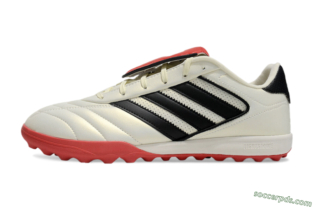 Adidas Copa Gloro 2 TF Low-Tops Football Shoes - Ivory/Core Black/Solar Red 2