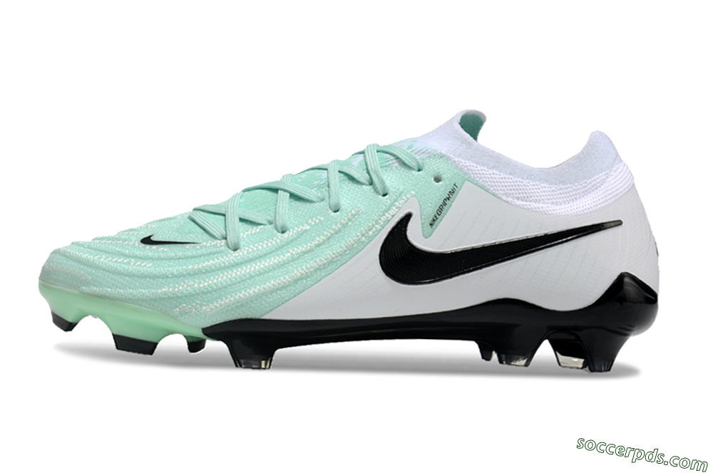 Nike Phantom Luna Elite FG Low-Tops Football Boots - Green/White/Black 2