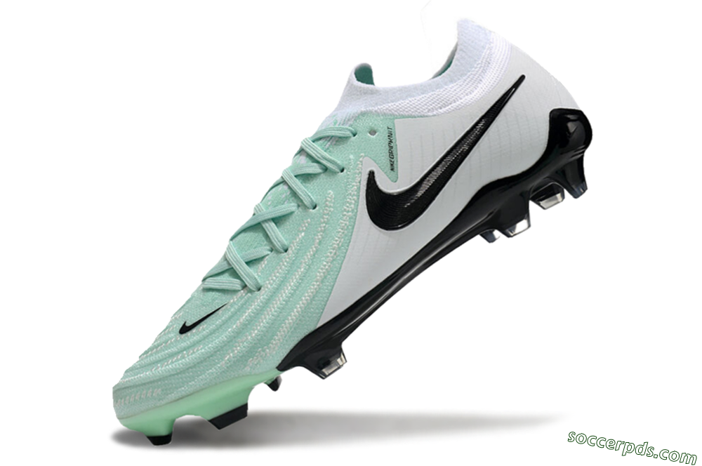 Nike Phantom Luna Elite FG Low-Tops Football Boots - Green/White/Black 5