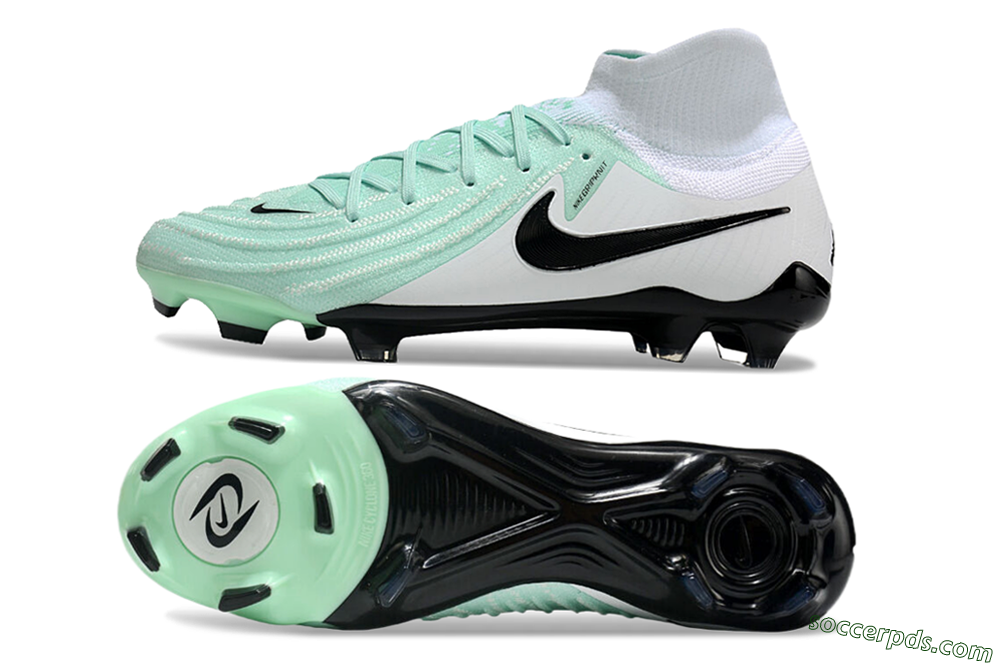 Nike Phantom Luna Elite FG High-Tops Football Boots - Green/White/Black 0