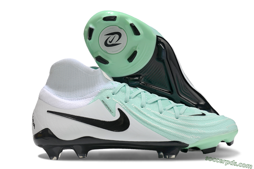 Nike Phantom Luna Elite FG High-Tops Football Boots - Green/White/Black 1