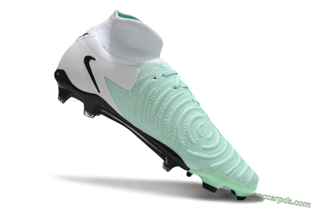 Nike Phantom Luna Elite FG High-Tops Football Boots - Green/White/Black 4