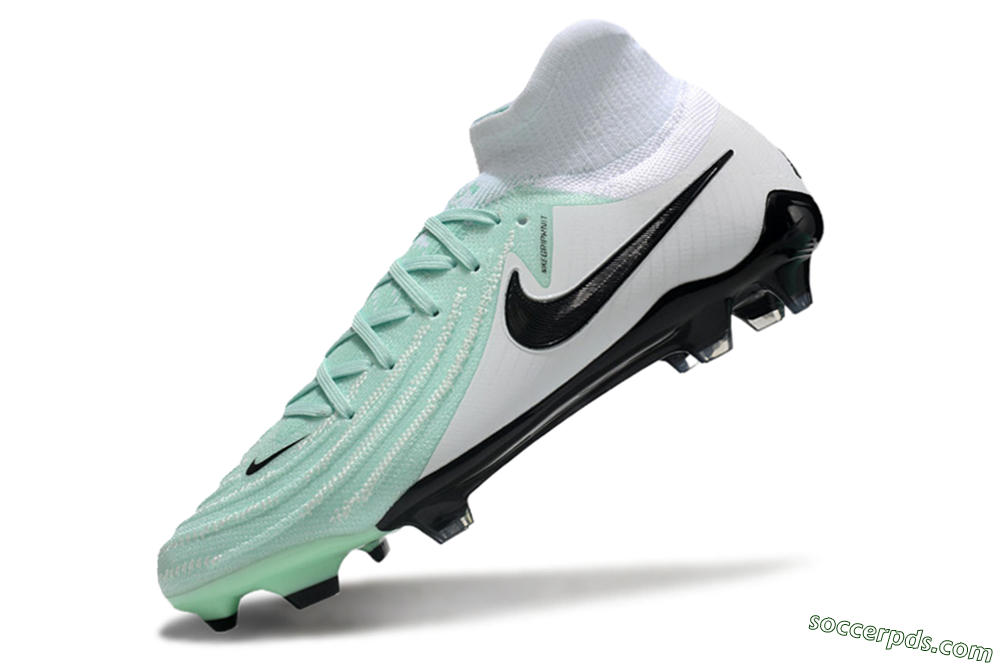 Nike Phantom Luna Elite FG High-Tops Football Boots - Green/White/Black 5