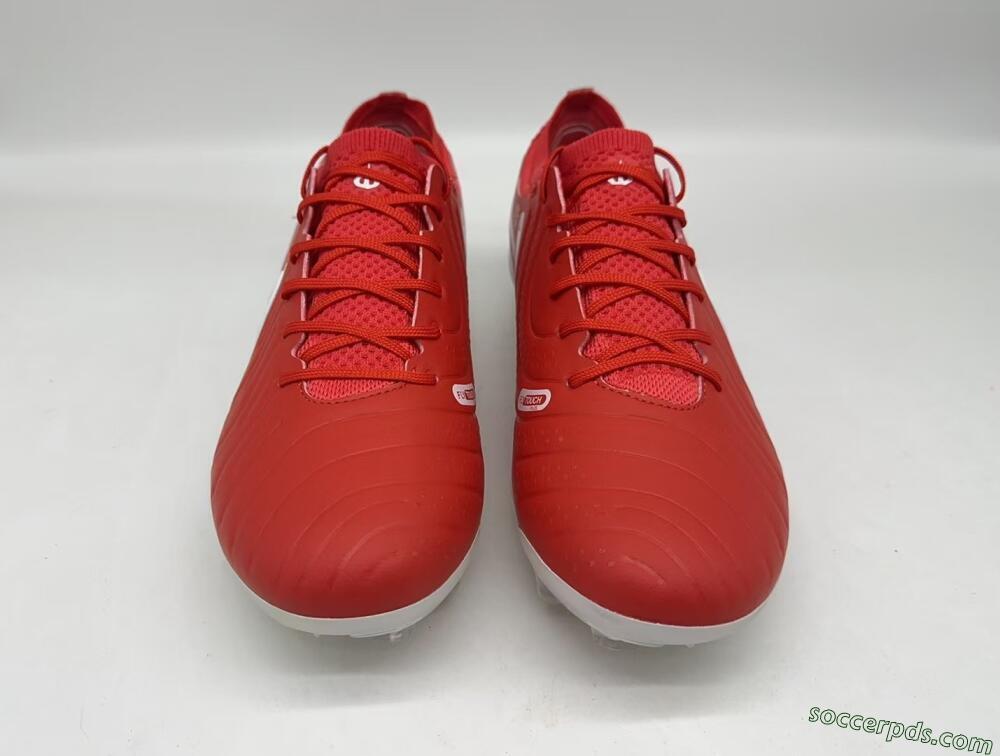 Nike Tiempo Legend 10 Elite FG Low-Tops Football Boots - Red/White