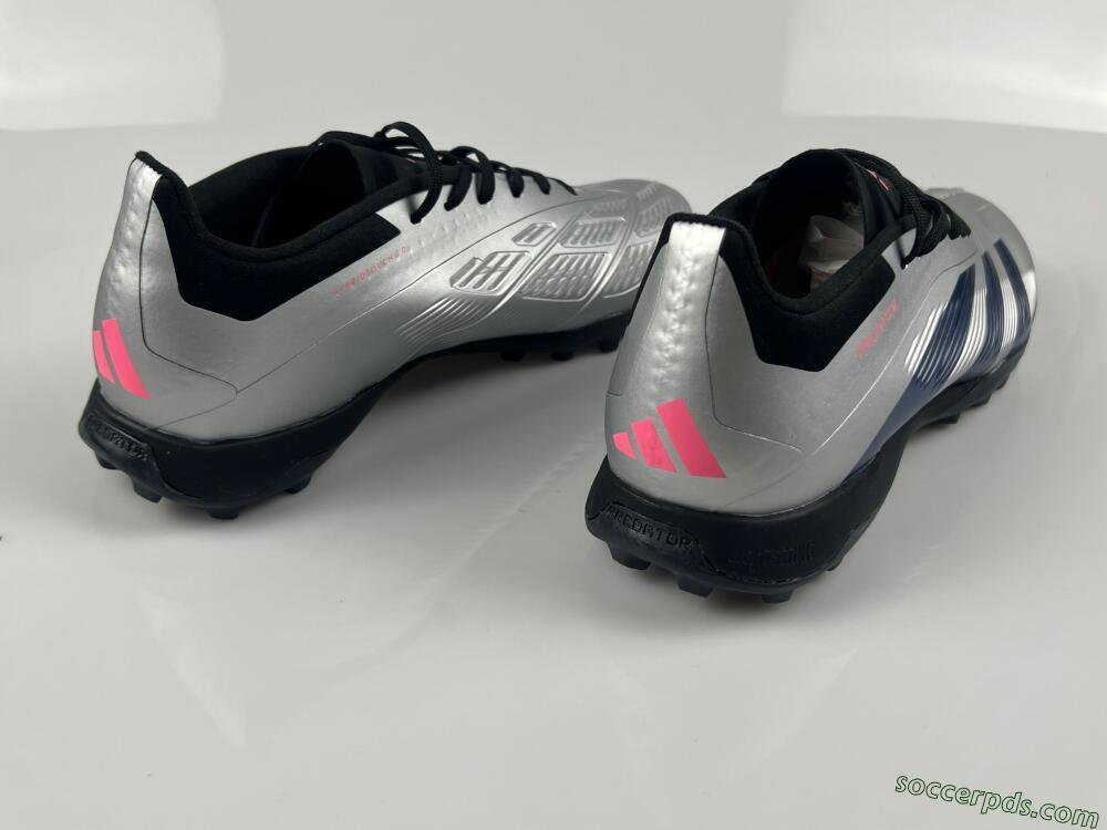 Adidas Predator 24 Elite TF Low-Tops Football Shoes - Silver/Blue/Pink