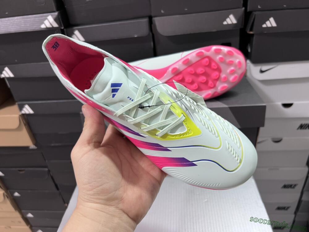 Adidas Predator Elite 24 MG Low-Tops Football Boots - Jade/Purple/Pink