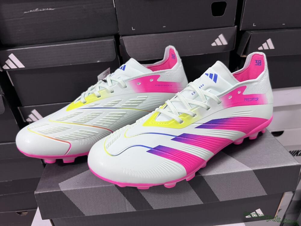 Adidas Predator Elite 24 MG Low-Tops Football Boots - Jade/Purple/Pink