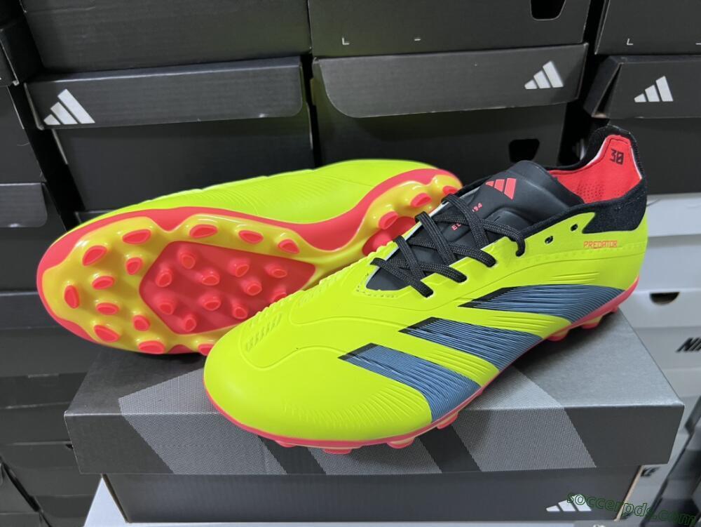 Adidas Predator Elite 24 MG Low-Tops Football Boots - Yellow/Black/Red