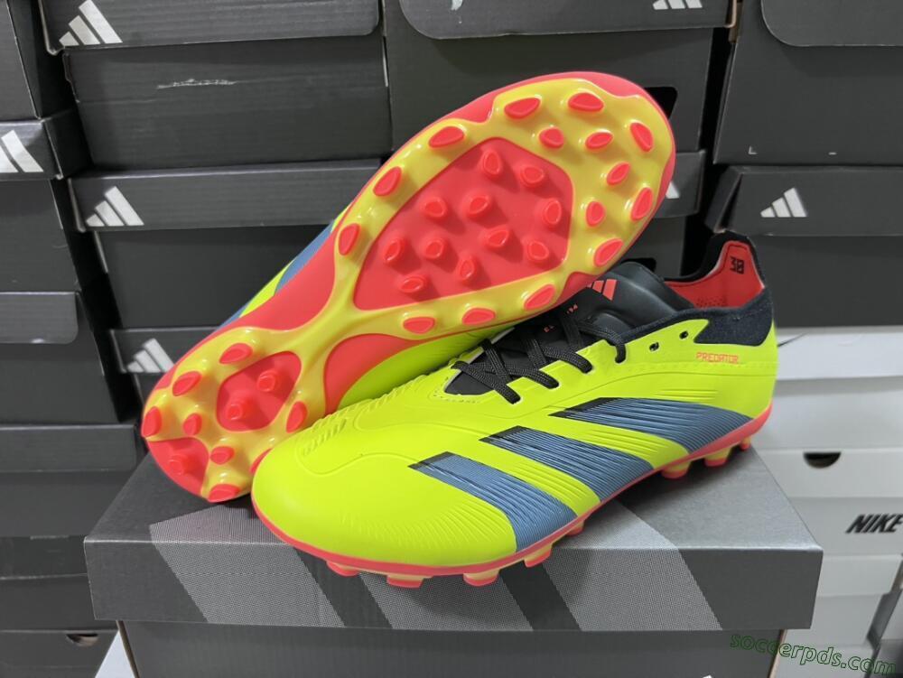 Adidas Predator Elite 24 MG Low-Tops Football Boots - Yellow/Black/Red