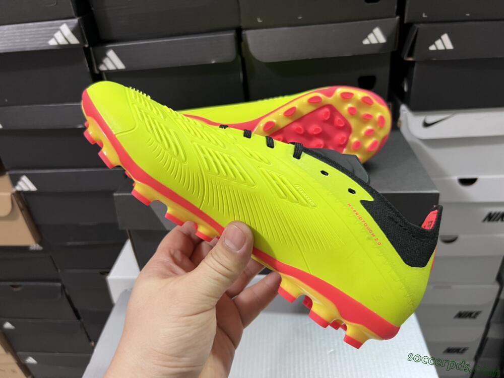 Adidas Predator Elite 24 MG Low-Tops Football Boots - Yellow/Black/Red