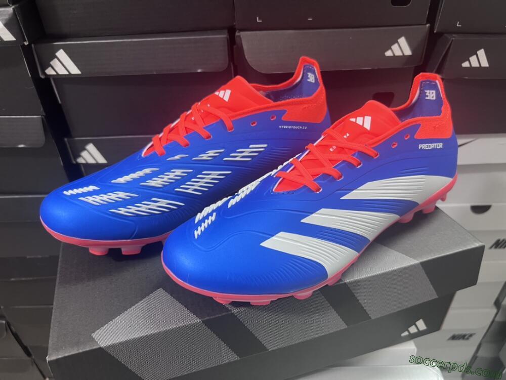 Adidas Predator Elite 24 MG Low-Tops Football Boots - Blue/White/Red