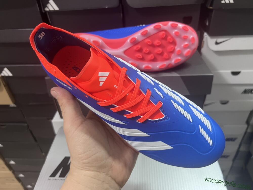 Adidas Predator Elite 24 MG Low-Tops Football Boots - Blue/White/Red
