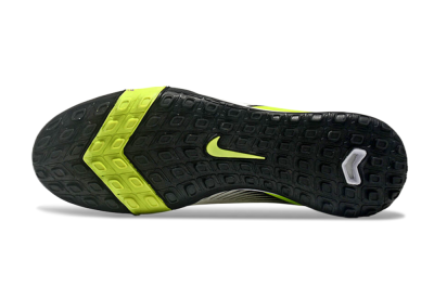 Nike Air Zoom Mercurial Superfly 10 Elite TF High-Tops Football Shoes - White/Black/Yellow
