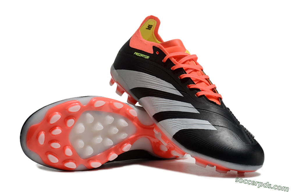 Adidas Predator Elite 24 MG Low-Tops Football Boots - Black/White/Red 3