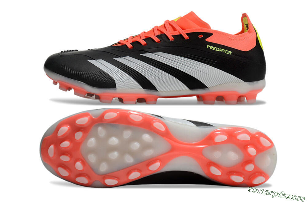 Adidas Predator Elite 24 MG Low-Tops Football Boots - Black/White/Red 0