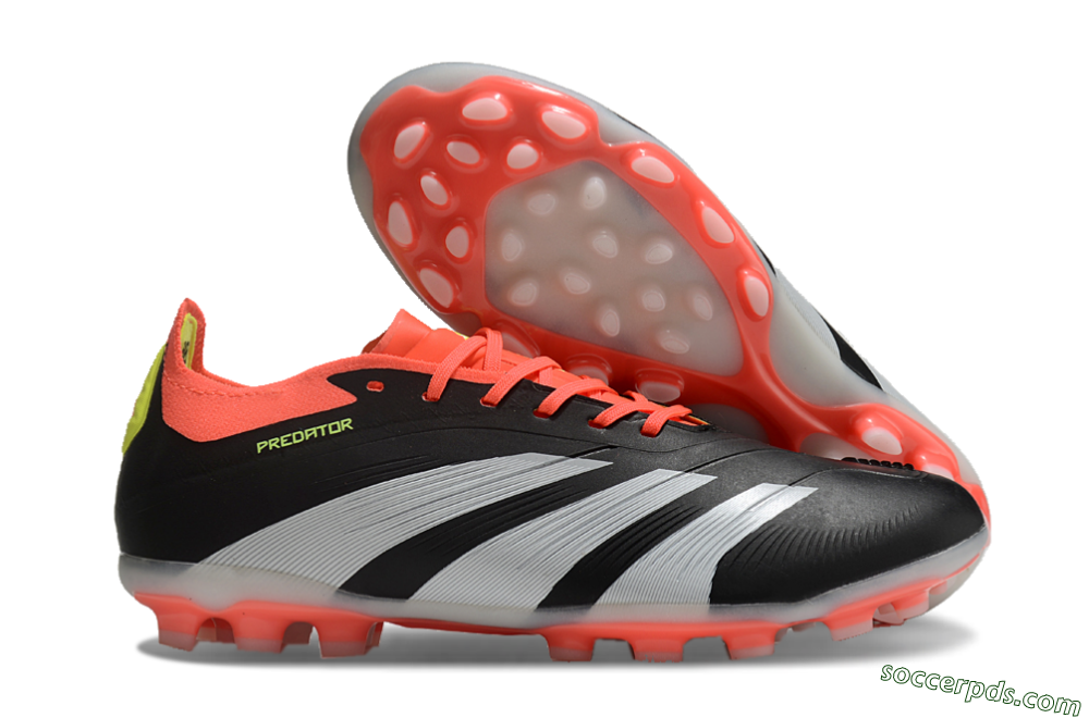 Adidas Predator Elite 24 MG Low-Tops Football Boots - Black/White/Red 1