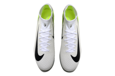 Nike Air Zoom Mercurial Superfly 10 Elite FG High-Tops Football Boots - White/Black/Yellow/Gold
