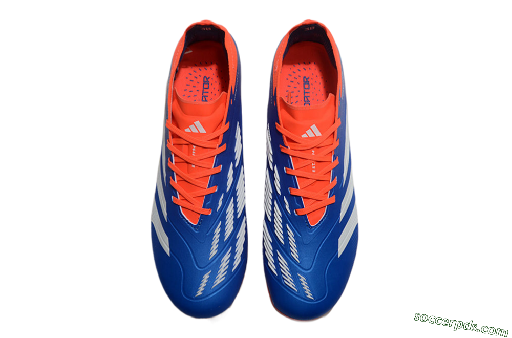 Adidas Predator Elite 24 MG Low-Tops Football Boots - Blue/White/Red 4