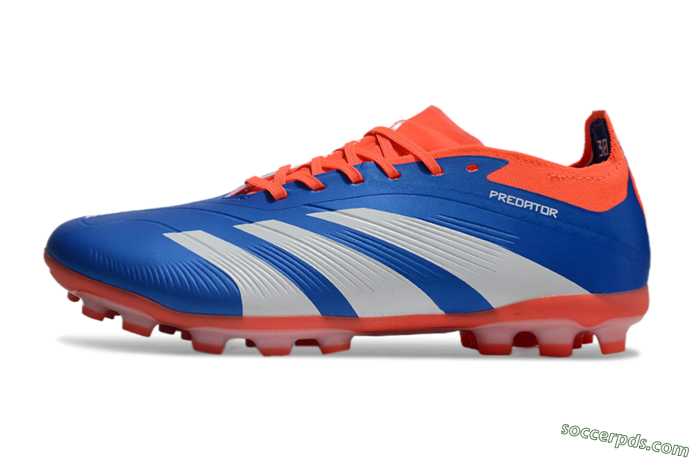 Adidas Predator Elite 24 MG Low-Tops Football Boots - Blue/White/Red 2