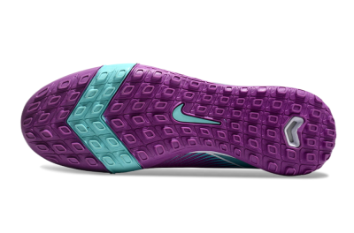 Nike Air Zoom Mercurial Vapor 16 Elite TF Low-Tops Football Shoes - Purple/Jade/White