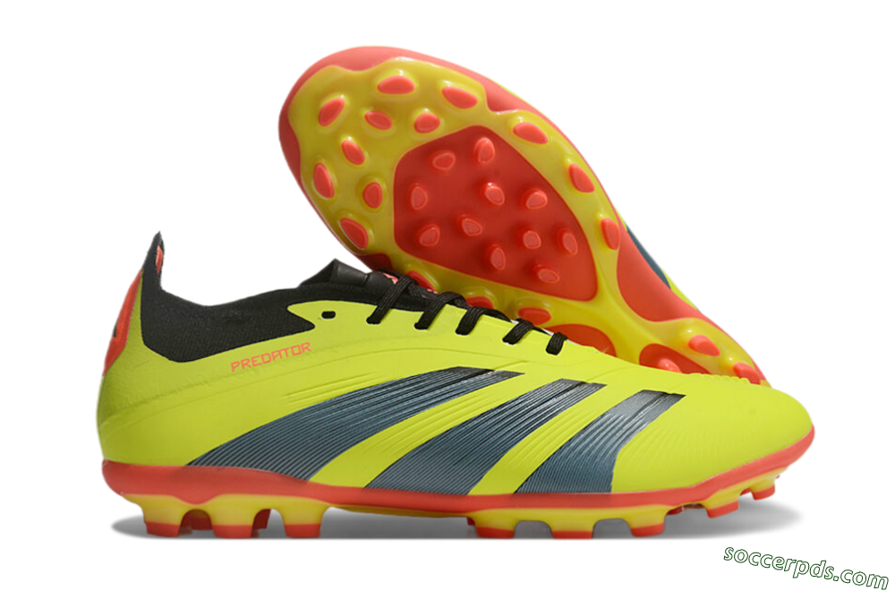 Adidas Predator Elite 24 MG Low-Tops Football Boots - Yellow/Black/Red 1