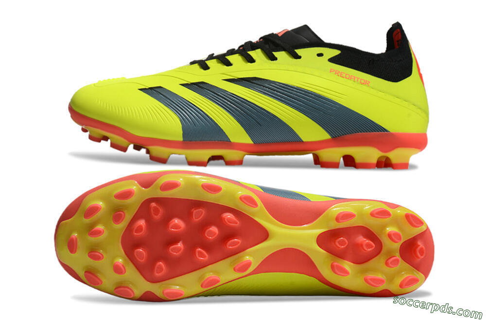 Adidas Predator Elite 24 MG Low-Tops Football Boots - Yellow/Black/Red 0