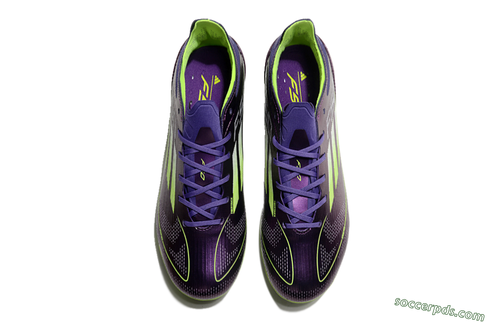 Adidas F50 Elite MG Low-Tops Football Boots - Purple/Yellow 4