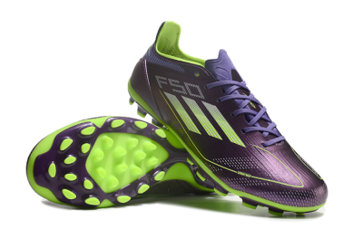 Adidas F50 Elite MG Low-Tops Football Boots - Purple/Yellow