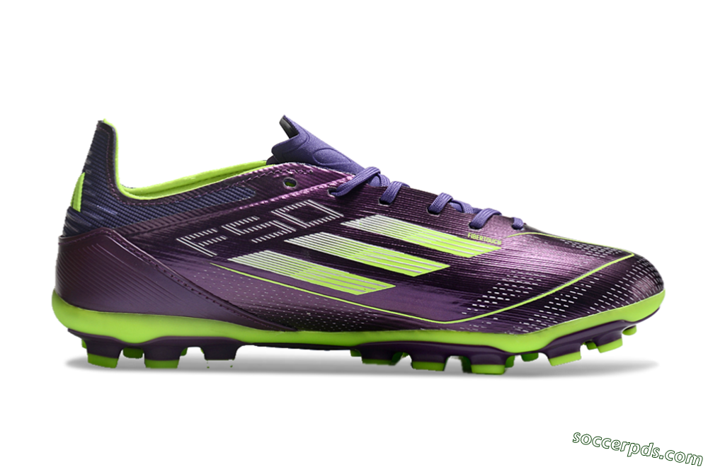 Adidas F50 Elite MG Low-Tops Football Boots - Purple/Yellow 5