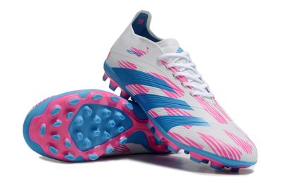 Adidas Predator Elite 24 MG Low-Tops Football Boots - White/Blue/Pink