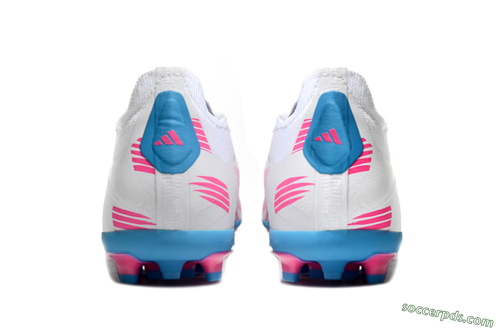Adidas Predator Elite 24 MG Low-Tops Football Boots - White/Blue/Pink 6