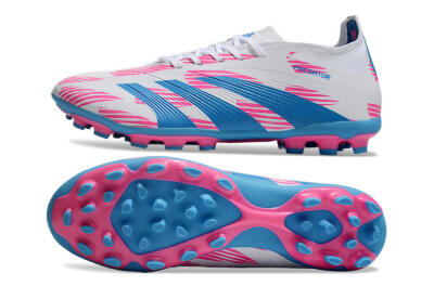 Adidas Predator Elite 24 MG Low-Tops Football Boots - White/Blue/Pink