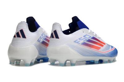 Adidas F50 Elite AG Low-Tops Football Boots - White/Blue/Red