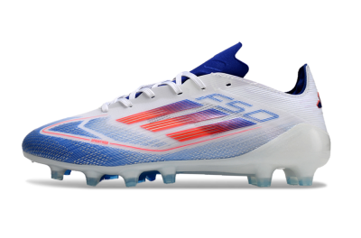 Adidas F50 Elite AG Low-Tops Football Boots - White/Blue/Red