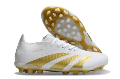 Adidas Predator Elite 24 MG Low-Tops Football Boots - White/Gold