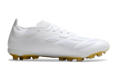 Adidas Predator Elite 24 MG Low-Tops Football Boots - White/Gold