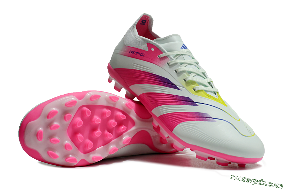 Adidas Predator Elite 24 MG Low-Tops Football Boots - Jade/Purple/Pink 3