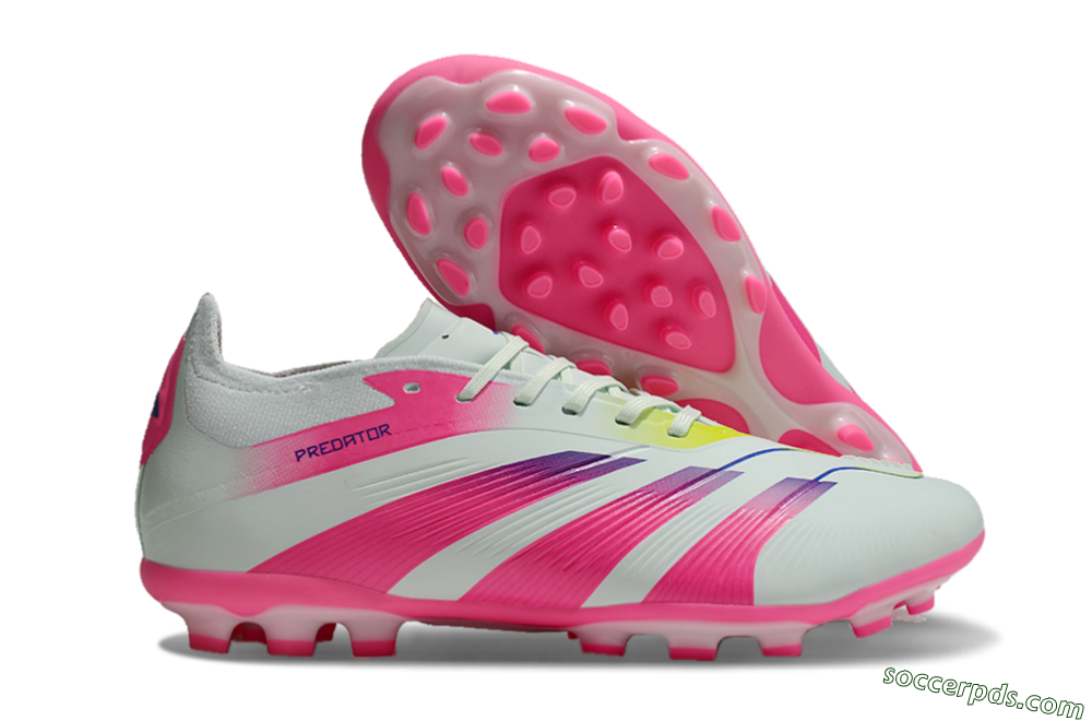 Adidas Predator Elite 24 MG Low-Tops Football Boots - Jade/Purple/Pink 1