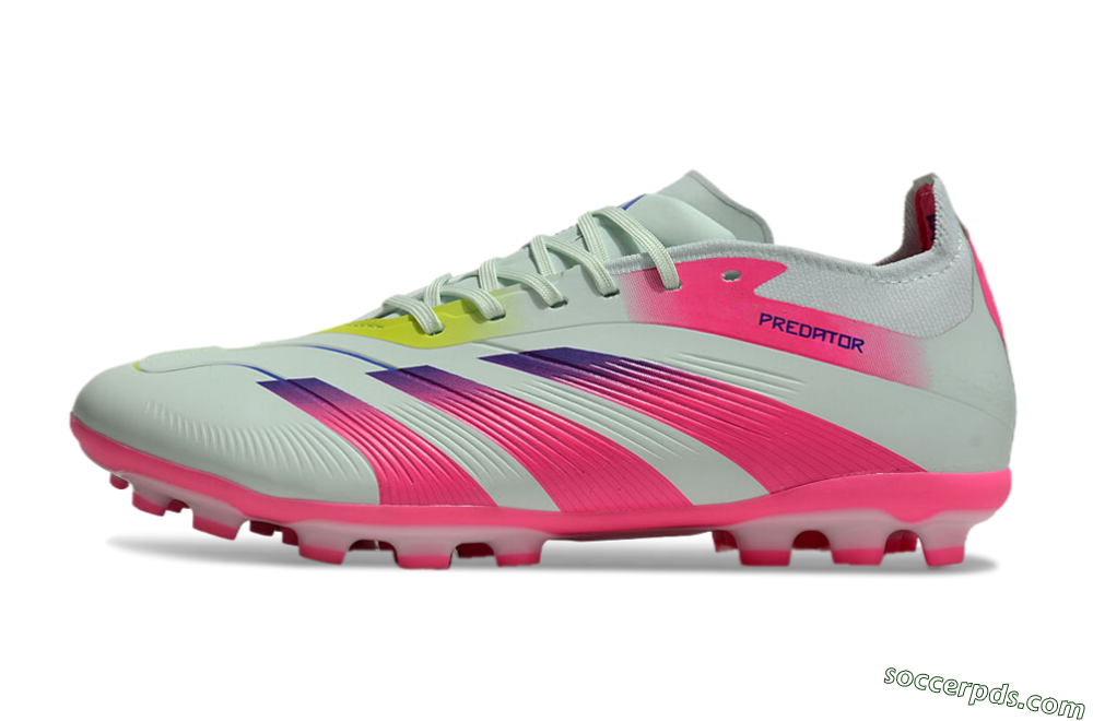 Adidas Predator Elite 24 MG Low-Tops Football Boots - Jade/Purple/Pink 2