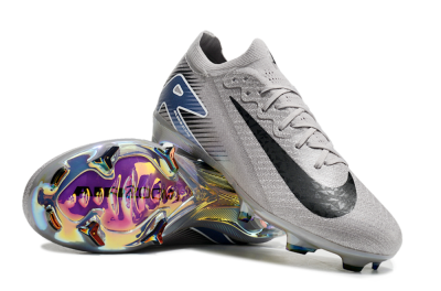 Nike Air Zoom Mercurial Vapor 16 Elite FG Low-Tops Football Boots - Grey/Black/Blue