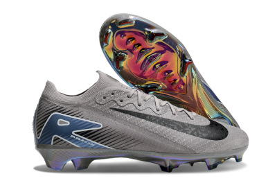 Nike Air Zoom Mercurial Vapor 16 Elite FG Low-Tops Football Boots - Grey/Black/Blue
