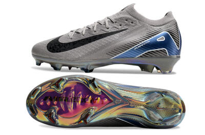 Nike Air Zoom Mercurial Vapor 16 Elite FG Low-Tops Football Boots - Grey/Black/Blue