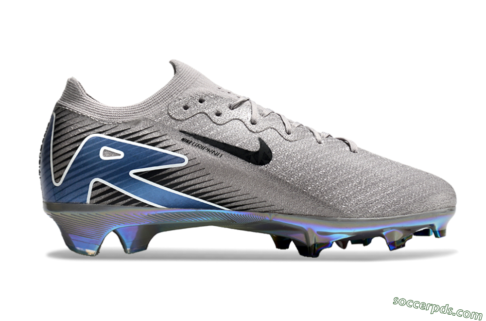 Nike Air Zoom Mercurial Vapor 16 Elite FG Low-Tops Football Boots - Grey/Black/Blue 7