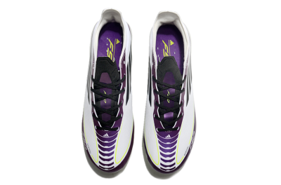 Messi x Adidas F50 Elite FG Low-Tops Football Boots - White/Black/Purple