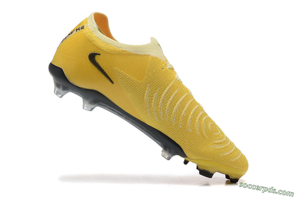 Nike Phantom Luna Elite FG Low-Tops Football Boots - Yellow/White/Black 7
