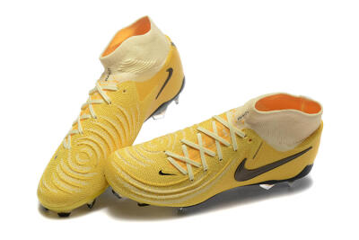 Nike Phantom Luna Elite FG High-Tops Football Boots - Yellow/White/Black
